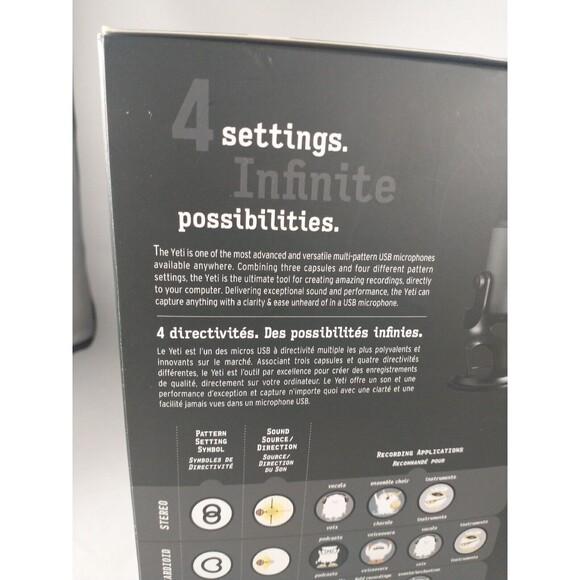 Blue Yeti USB Microphone for Recording Streaming Gaming Podcasting on PC - Picture 5 of 16